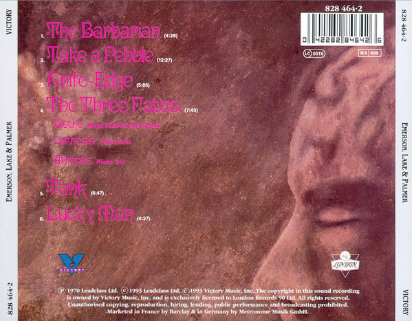 Emerson, Lake & Palmer : Emerson Lake & Palmer (CD, Album, RE, RM)