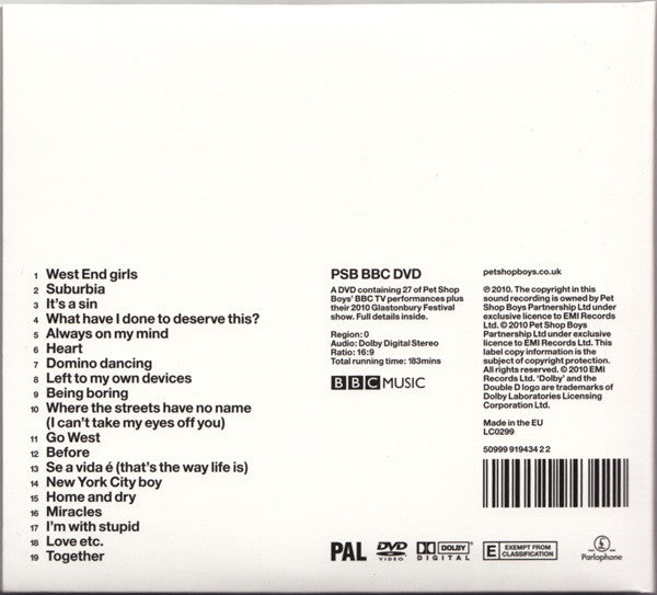 Pet Shop Boys : Ultimate (CD, Comp + DVD-V, Comp, Mono, PAL + Dlx)