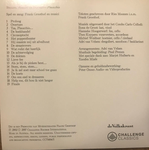 Frank Groothof : Zeven Beroemde Opera's Bewerkt Voor Kinderen (7xCD, Album + Box)