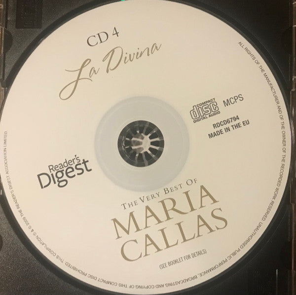 Maria Callas : La Divina (4xCD, Comp)