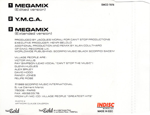 Village People : Megamix (CD, Maxi)