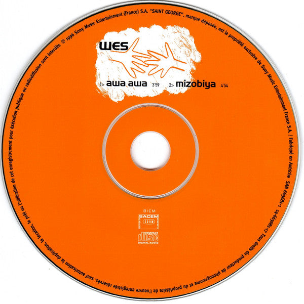 Wes : Awa Awa (CD, Single)