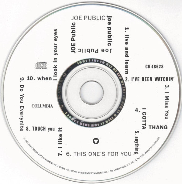Joe Public : Joe Public (CD, Album)