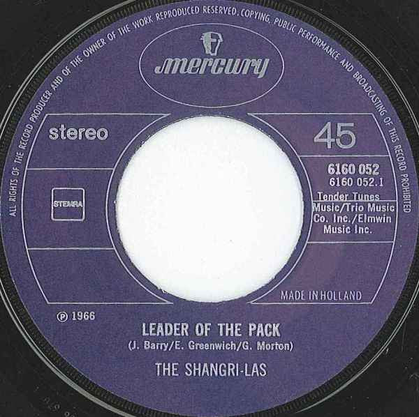 The Shangri-Las : Leader Of The Pack (7", Maxi)