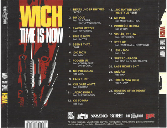 DJ Wich : Time Is Now (CD, Album)