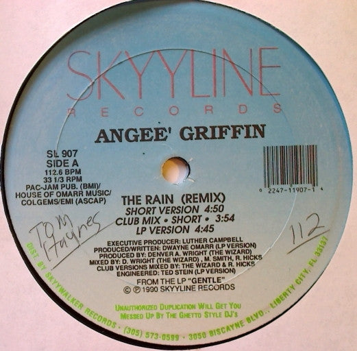 Angee Griffin : The Rain (Remix) (12")