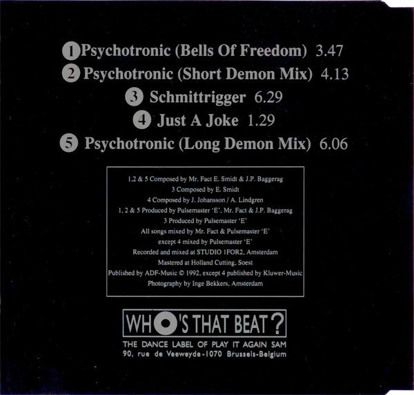 Sequencial : Psychotronic (CD, Maxi)