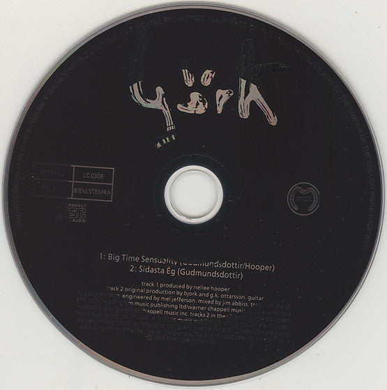 Björk : Big Time Sensuality (CD, Single, Car)