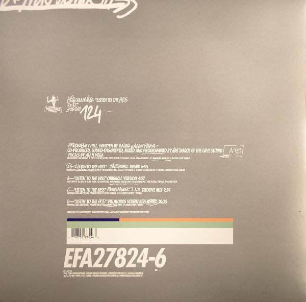 Hell / Alan Vega : Listen To The Hiss (2x12")