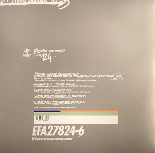 Hell / Alan Vega : Listen To The Hiss (2x12")