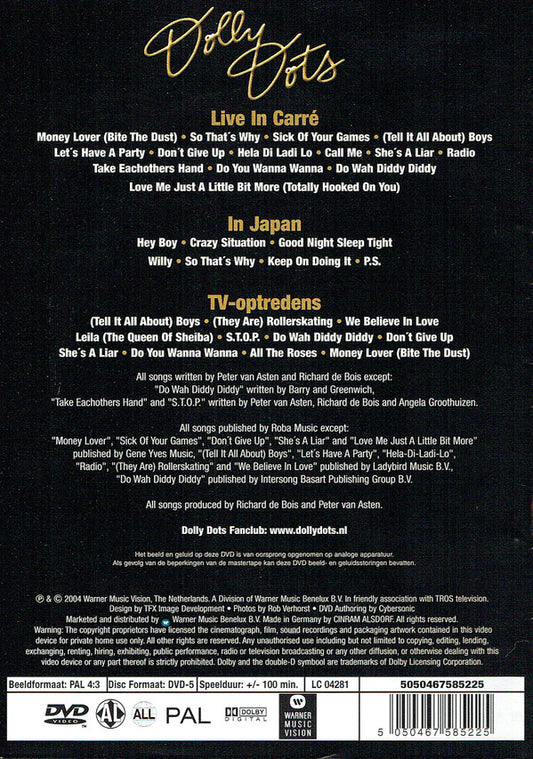 Dolly Dots : Love Me Just A Little Bit More (Live In Carré And More) (DVD-V, PAL, Reg)