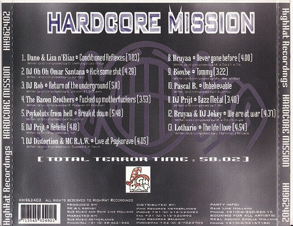 Various : Hardcore Mission (CD, Comp)