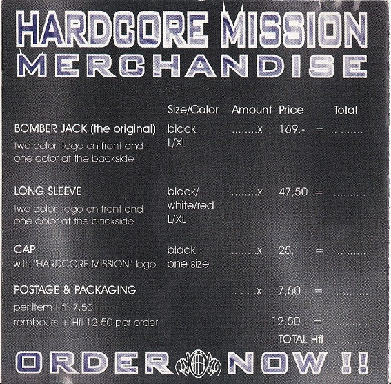 Various : Hardcore Mission (CD, Comp)