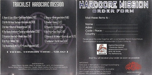 Various : Hardcore Mission (CD, Comp)
