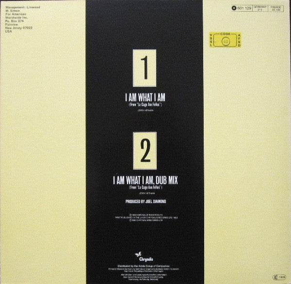 Gloria Gaynor : I Am What I Am (12", Maxi)