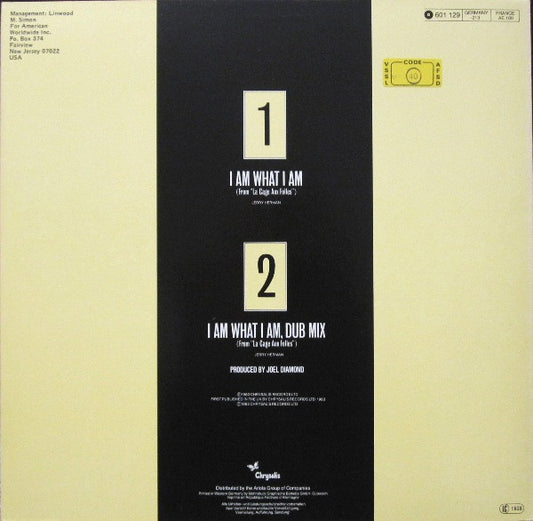 Gloria Gaynor : I Am What I Am (12", Maxi)
