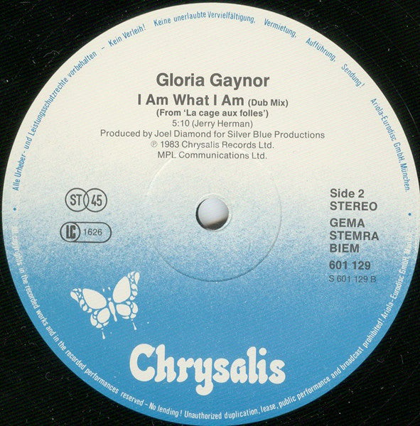 Gloria Gaynor : I Am What I Am (12", Maxi)