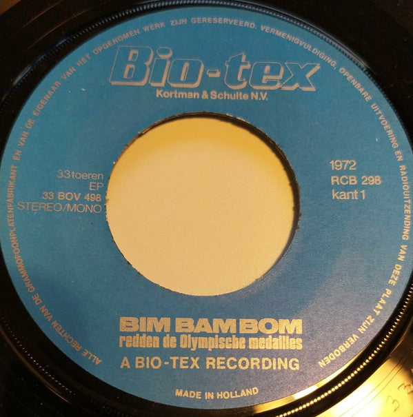 Unknown Artist : Bim, Bam, Bom Redden De Olympische Medailles (7", EP)