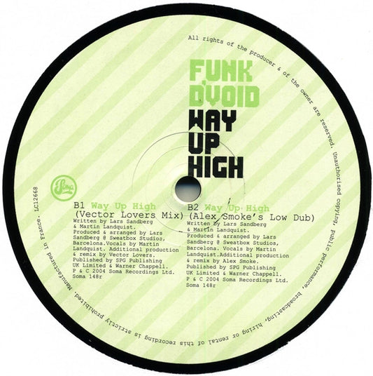 Funk D'Void : Way Up High (12")