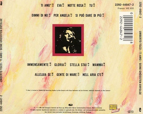Umberto Tozzi : Seine Grössten Erfolge (CD, Album, Comp)