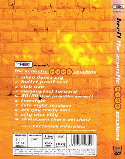 Beef (5) : The Acoustic Pure Sessions (DVD-V)