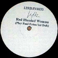 Kylie* : Red Blooded Woman (Play Paul Extended Dub) (12", S/Sided, Single, Promo, W/Lbl)