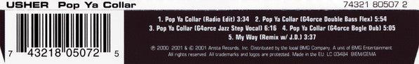Usher : Pop Ya Collar (CD, Single)
