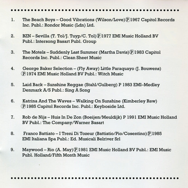 Various : De Heetste Zomerhits (CD, Comp, Club)