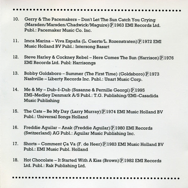 Various : De Heetste Zomerhits (CD, Comp, Club)