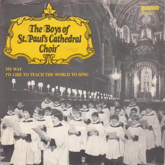 St. Paul's Cathedral Choir : My Way (7")