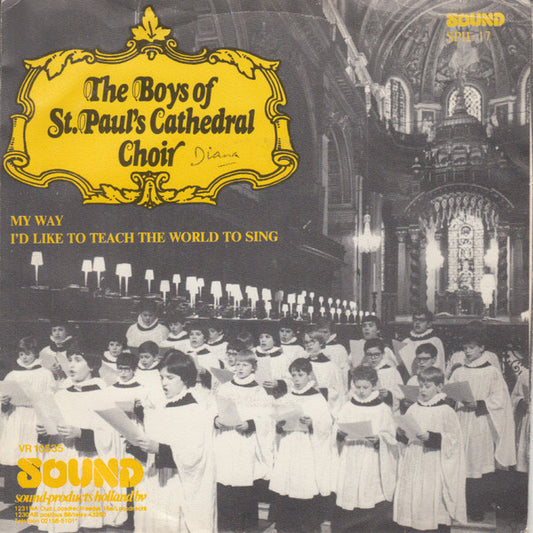 St. Paul's Cathedral Choir : My Way (7")