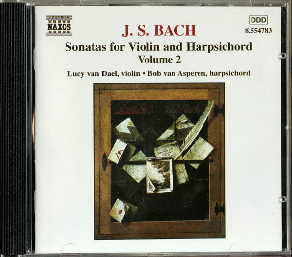 Johann Sebastian Bach - Lucy van Dael • Bob van Asperen : Sonatas For Violin And Harpsichord, Volume 2 (CD, Album)