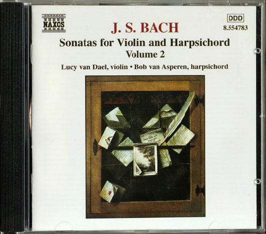 Johann Sebastian Bach - Lucy van Dael • Bob van Asperen : Sonatas For Violin And Harpsichord, Volume 2 (CD, Album)
