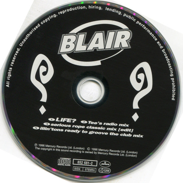 Blair : Life? (CD, Maxi)