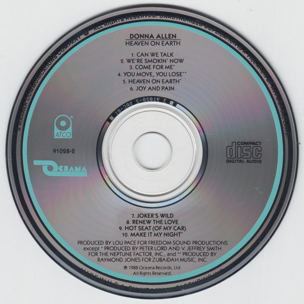 Donna Allen : Heaven On Earth (CD)