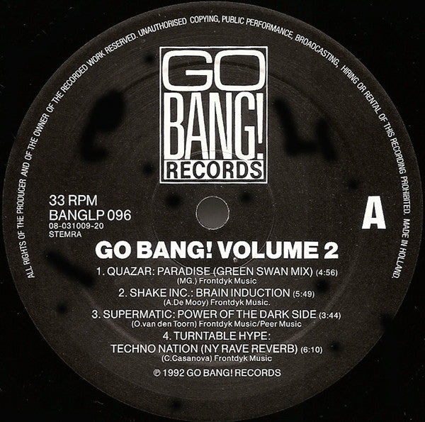 Various : Go Bang! Volume 2 (LP, Comp)