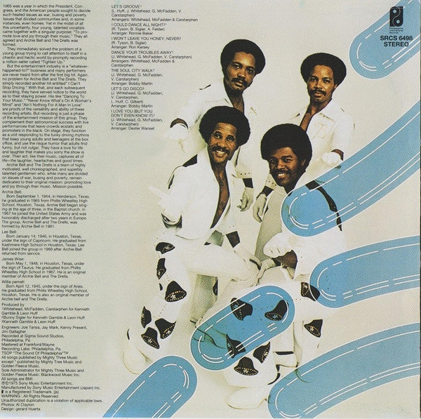 Archie Bell & The Drells : Dance Your Troubles Away (CD, Album, RE)