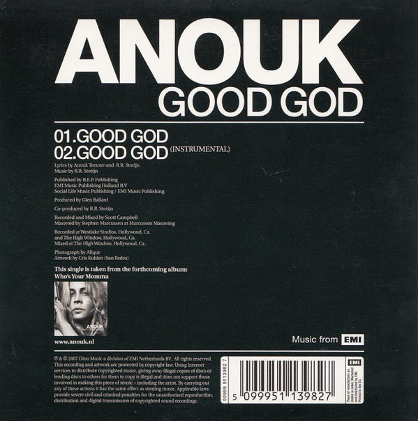 Anouk : Good God (CD, Single)