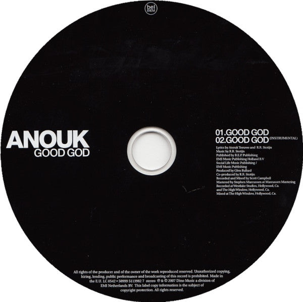 Anouk : Good God (CD, Single)