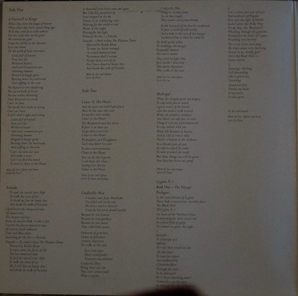 Rush : A Farewell To Kings (LP, Album)