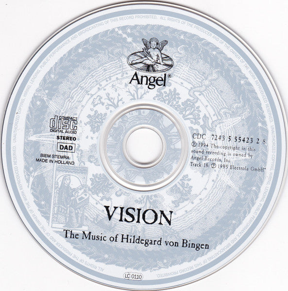 Hildegard Von Bingen, Richard Souther : Vision (The Music Of Hildegard Von Bingen) (CD, Album)