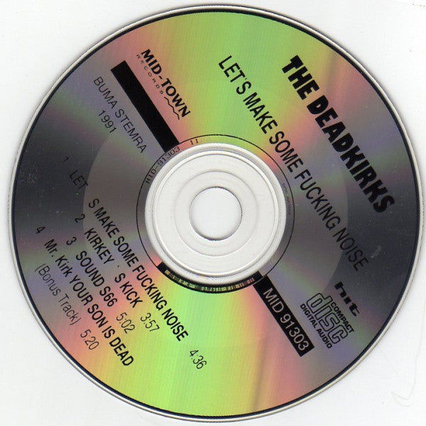 The Deadkirks : Let's Make Some Fuckin' Noise (CD, Maxi, Car)