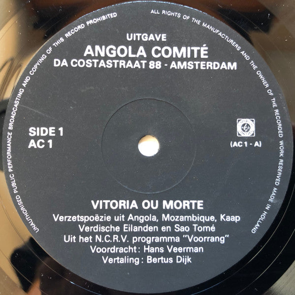 Various : Vitoria Ou Morte (LP)
