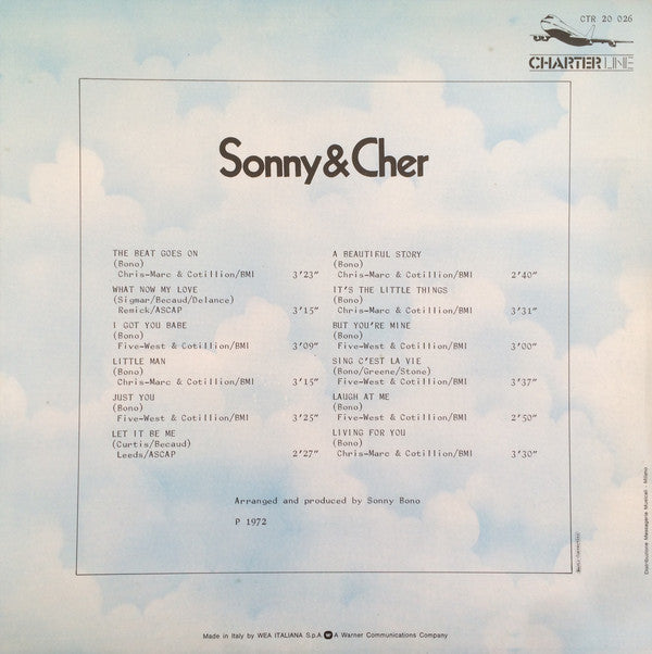Sonny & Cher : The Best Of Sonny & Cher (LP, Comp, RE)