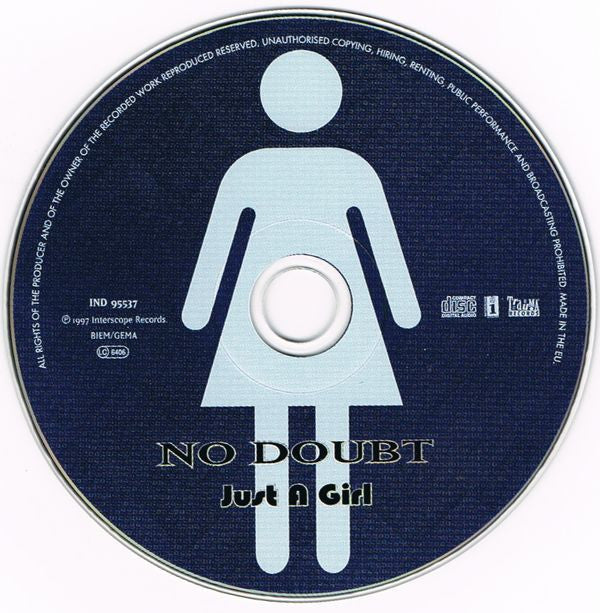 No Doubt : Just A Girl (CD, Single)