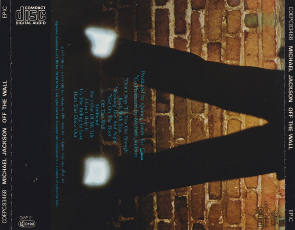 Michael Jackson : Off The Wall (CD, Album, RE)