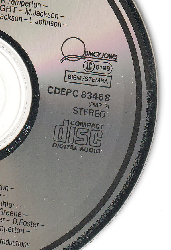 Michael Jackson : Off The Wall (CD, Album, RE)