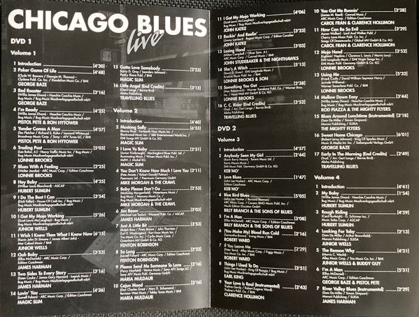 Various : Chicago Blues Live (3xDVD-V)