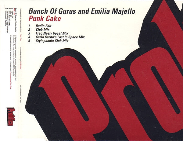 Bunch Of Gurus And Emilia Majello : Punk Cake (CD, Single, Promo)