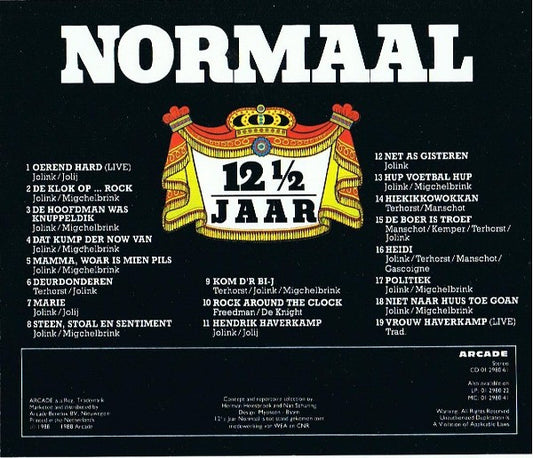 Normaal : 12½ Jaar (CD, Comp)
